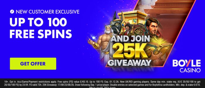 €/£25,000 in prizes to players this week! From now until Sunday, players can earn entries into our €/£25,000 Prize Draw by playing eligible games, with Cash prizes and Free Spins up for grabs!